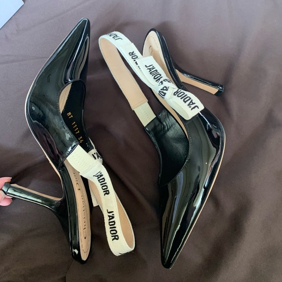 ❌SOLD❌Dior slingbacks in patent black size 36 - Picture 5 of 7